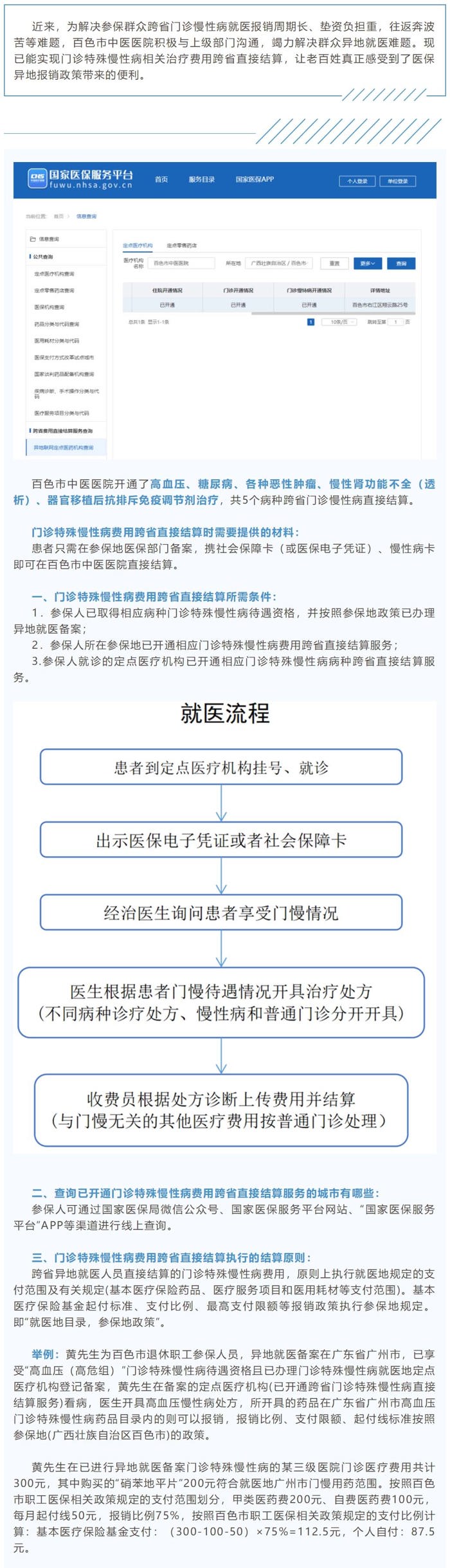 【好消息】这5种门诊特殊慢性病在威尼斯vns08866可跨省直接结算